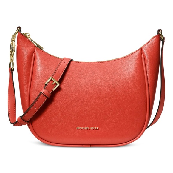 Michael Kors Cheryl Medium Leather Adjustable Crossbody - Picture 1 of 9